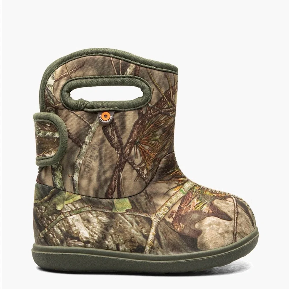 Baby Boggs Camo Mossy Oak Lined Waterproof Boots Size 10 - Picture 1 of 6